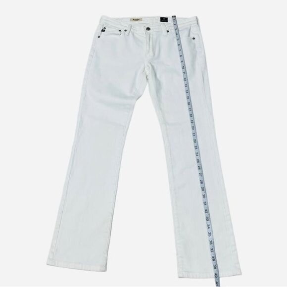 Adriano Goldschmied The Ballad Slim Boot White Jeans Size 30 - Picture 10 of 11